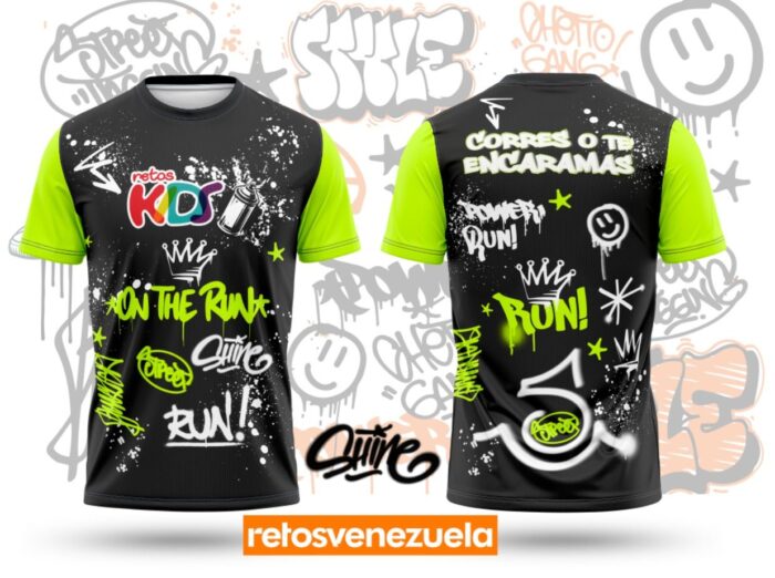 Franela Oficial Retos KIDS 2025 - Imagen 1