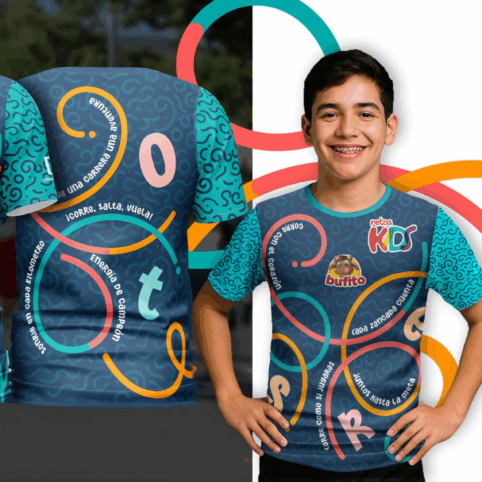 Franela Oficial Retos KIDS - Imagen 1