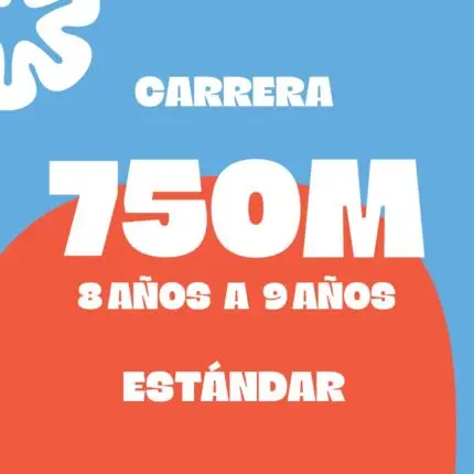 Inscripción 750m - 8 y 9 años Standard - RetosKIDS